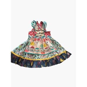 Matilda Jane Dress Size 2 Bicycle Apples Fall Back to School 2 sets available tw